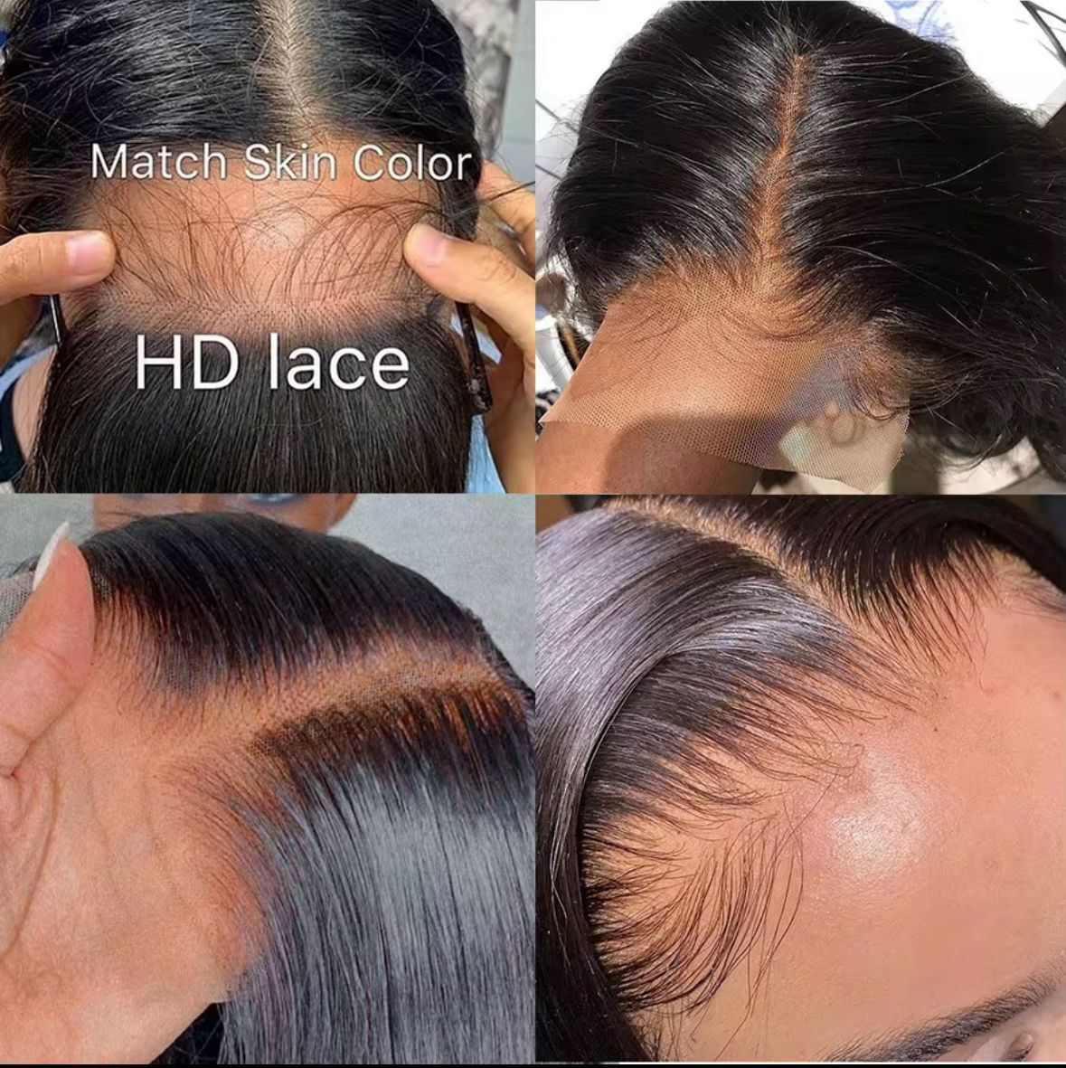 HD Lace Straight Wig – 100% Virgin Human Hair