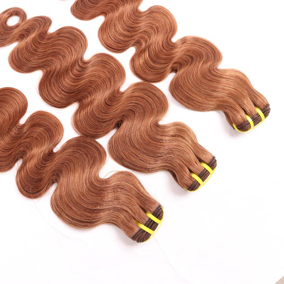 Chestnut Brown Body Wave Bundles – 100% Virgin Human Hair