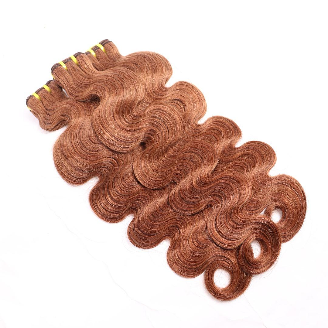 Chestnut Brown Body Wave Bundles – 100% Virgin Human Hair