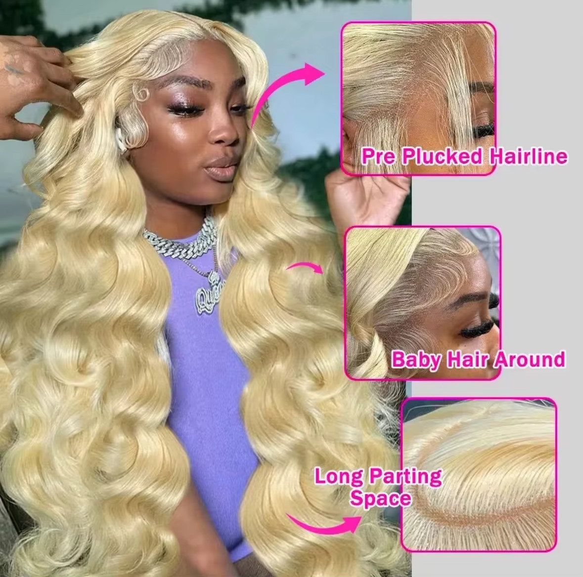 613 Blonde Wig