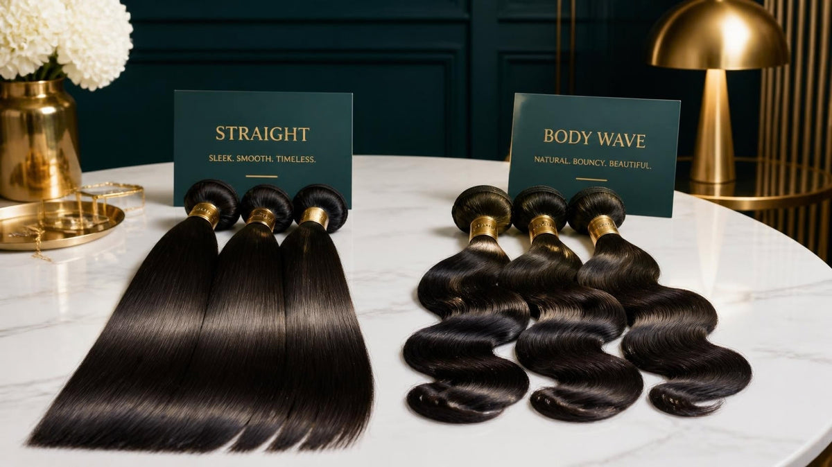 Body Wave vs. Straight Hair: Which Human Hair Texture Is Right for You?