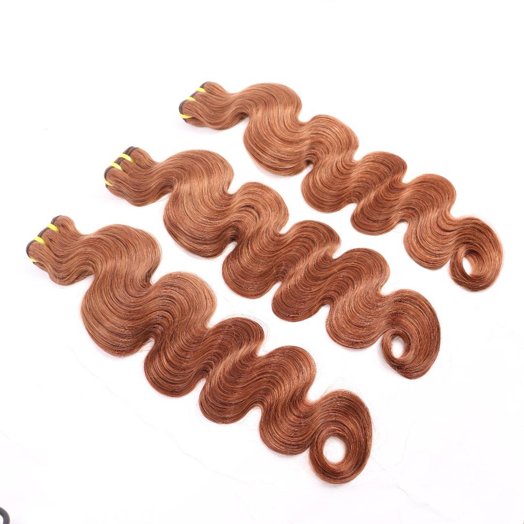 Chestnut Brown Body Wave Bundles – 100% Virgin Human Hair
