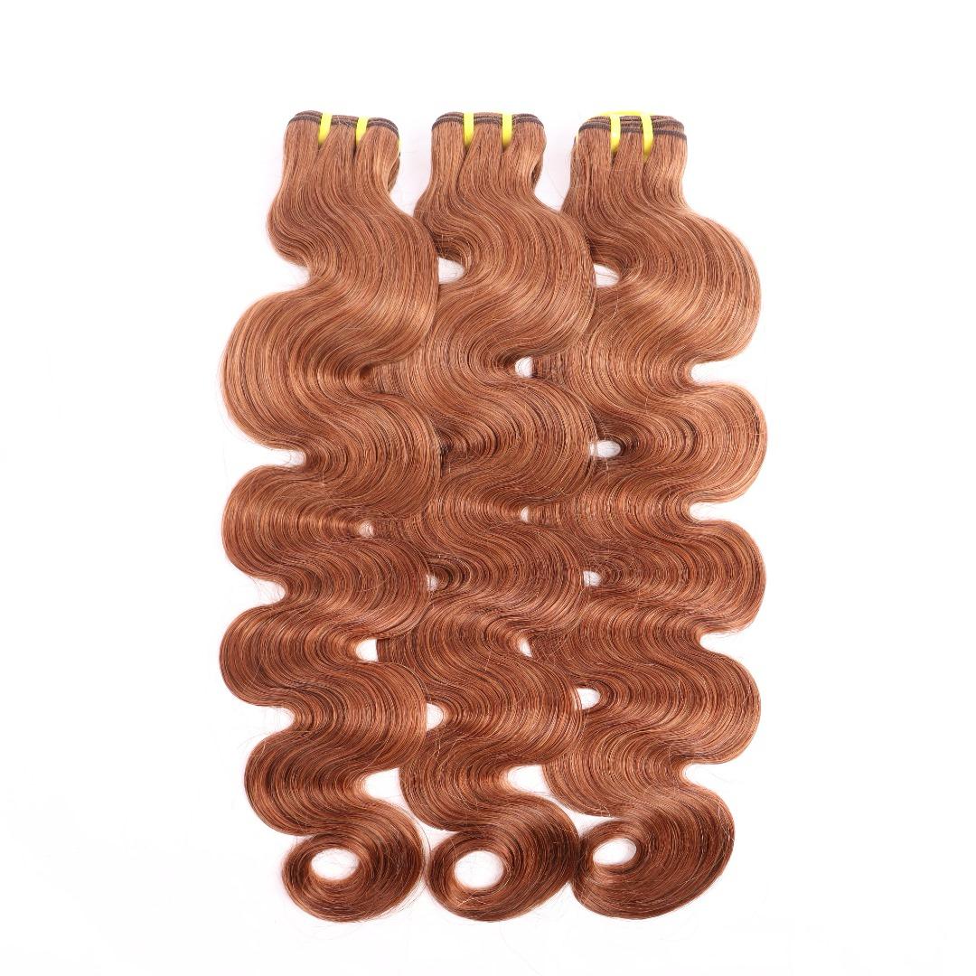 Chestnut Brown Body Wave Bundles – 100% Virgin Human Hair