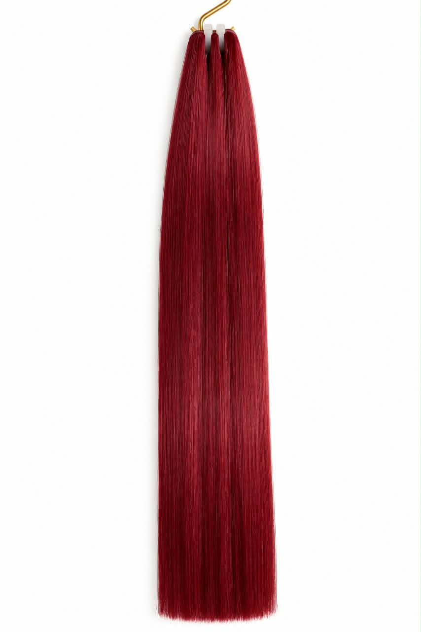 Red raw hair